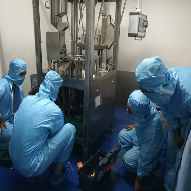 Menyahpepijat mesin kapsul automatik untuk pelanggan