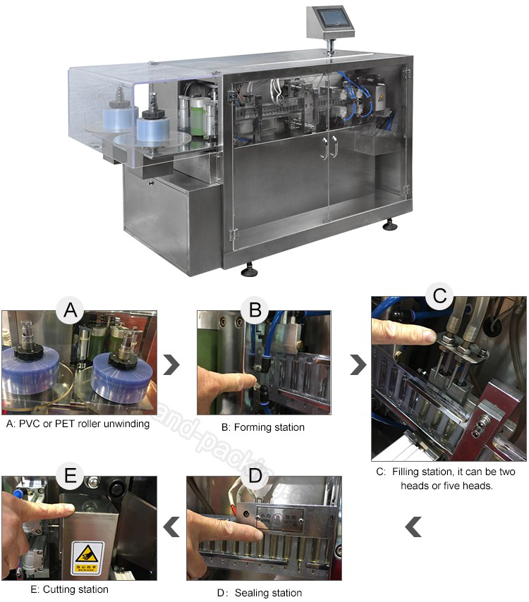 proses pengisi ampul plastik