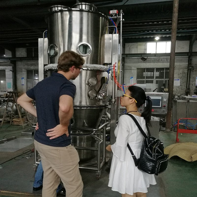 Ujian pelanggan Brazil dan semak super mixer & pelletizer yang dibeli