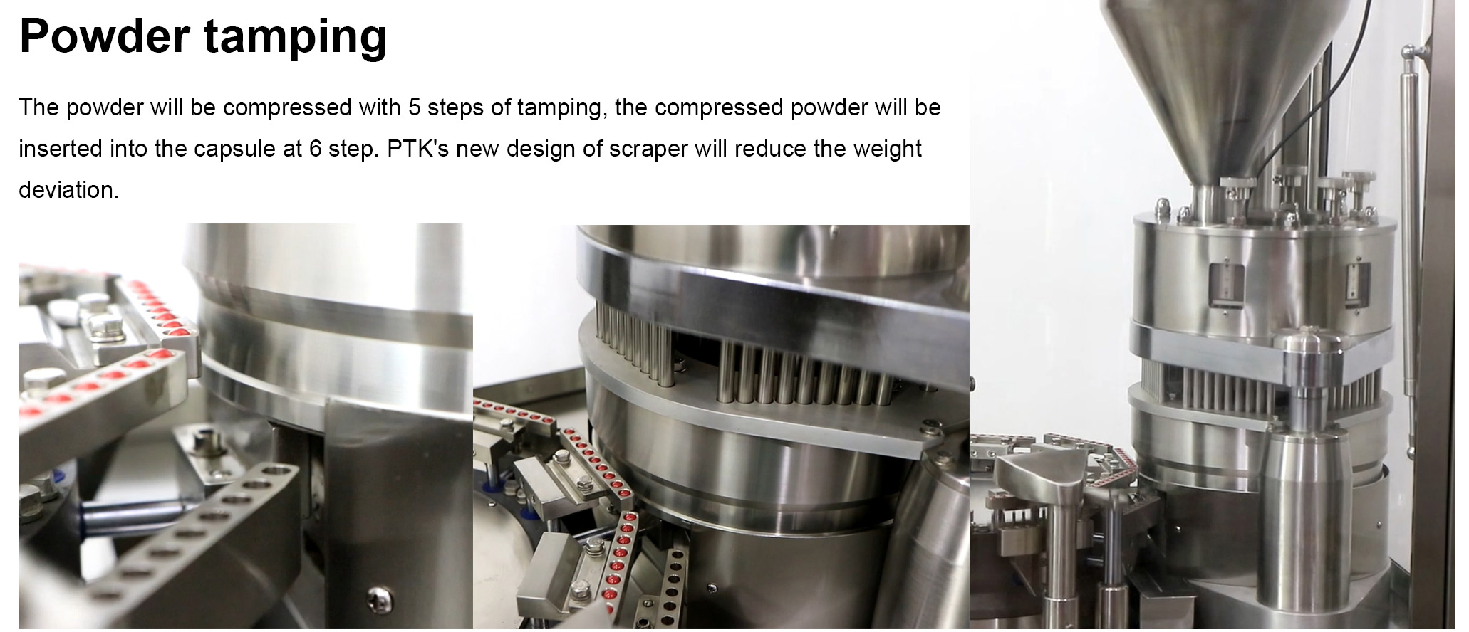 kapsul mengisi serbuk mesin tamping