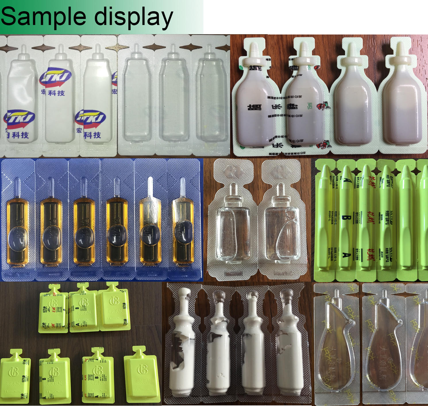 Sampel mesin pengedap pengisian kosmetik pestisida