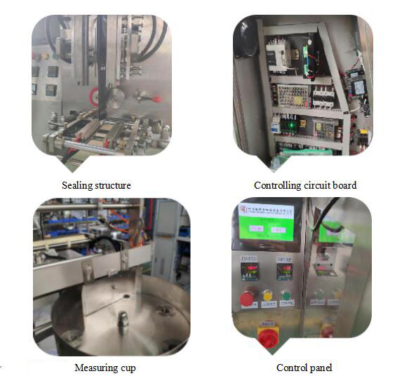 Granule Sachet Pembungkusan Mesin Butiran Angka