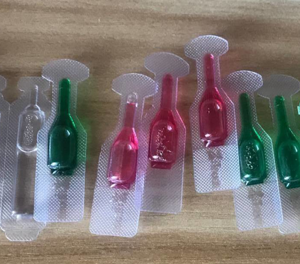 Plastik ampoule dos kecil