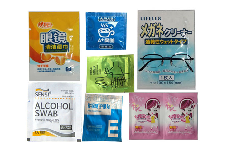 contoh mesin pembungkusan tisu basah