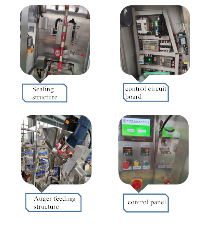 Bahagian mesin pembungkusan serbuk sachet