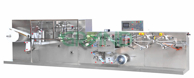 Mesin pembungkusan tisu basah tunggal automatik