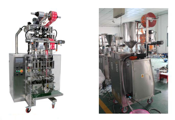 Mesin pembungkusan sachet gel dua lorong automatik