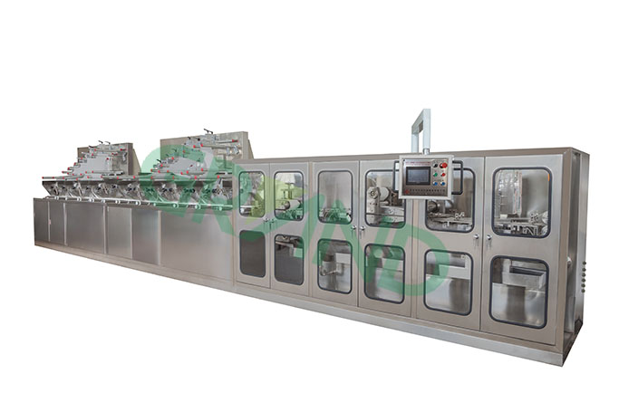 Mesin lipat dan pembungkusan basah basah