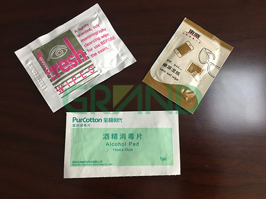 contoh mesin pembungkusan tisu basah